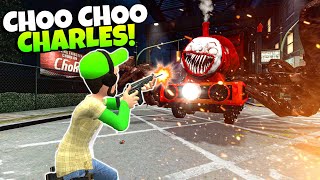 Escaping CHOO CHOO CHARLES in Garry's Mod! (Gmod Movie)