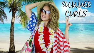 The BEST Summer Curly Hair Tips | THE GLAM BELLE