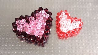 Heart4, How to make beaded [WancoBeads r146]