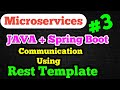 Microservices Using Spring Boot | Rest Template | 2 Rest API Communication | aadiandjava