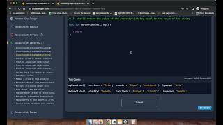 Accessing object properties three | Javascript Challenger #3