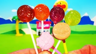 アンパンマン アニメ おもちゃ ペロペロチョコとペロペロキャンディーをみんなでたべよう❤ アンパンマン お菓子