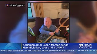 'Love, Uncle Aquaman': Actor Jason Momoa Sends Gifts To Marshfield Boy Fighting Cancer