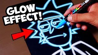 How to Draw Glow Effect! Tutorial