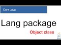 #43 - A2A LEARNER || Core Java - Lang package - Object Class