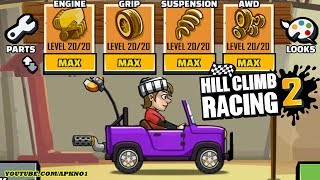 Hill Climb Racing 2 Android Gameplay Ep 1 - Jeep MAX Upgraded