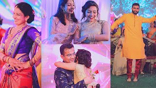Kannada family sangeet dance | South Indian family | Bride and groom dance | Veekshitha Padmashali