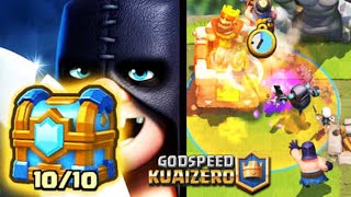 ★皇室戰爭★開啟10級部落皇冠寶箱，飛斧屠夫毒礦工 #G496★Clash Royale★酷愛娛樂解說【2017 02 02】