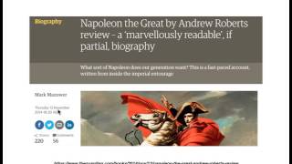 Source Introduction - Andrew Roberts on Napoleon