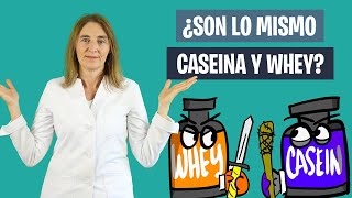 DIFERENCIAS entre CASEÍNA y WHEY | Diferencia entre suplementos de proteína | Nutrición deportiva