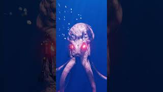 Fight For Food : Giant octopus | Kraken | Zeenchu #shorts #kraken #deepsea