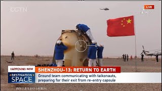 LIVE: China's Shenzhou-13 taikonauts return to Earth