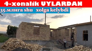 Oddiy va ixcham 4-xonalik UY🏠 PROEKTi