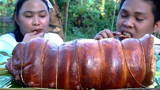 OUTDOOR COOKING | LECHON BELLY collab with @ALPAFamilyVideos | EARLY CHRISTMAS GIVE AWAY