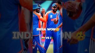 We Won ❤️🩹🥳......                    India Vs pakistan T20 world cup 2024||🇮🇳🇵🇰|| #shorts