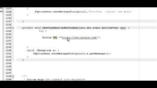 Java prog#54 How to open a web page by using java code