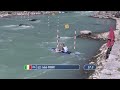 jakob weger ita k1m heats 2016 eca canoe slalom junior u0026u23 european championships