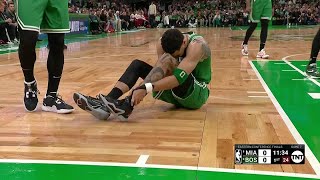 Jayson Tatum rolls ankle in first possession of ECF Game 7