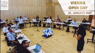 CEU Executive MBA: Vienna Open Day – 25 January, 2021
