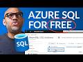 Azure SQL Database for Free? I Built a Real App Backend
