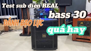 Test tiếp em sub REAL bass 30 rẻ mà lại còn hay vô cùng☎️038.757.0881