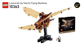 LEGO Icons 10363 Leonardo da Vinci's Flying Machine (2025) - unboxing and speed building