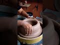 large serving bowl process pottery ceramics clay asmr