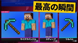 【最高の瞬間40選】マイクラコラボ⁉スティーブを使う海外勢!神業面白プレイ最高の瞬間！【Fortnite/フォートナイト】