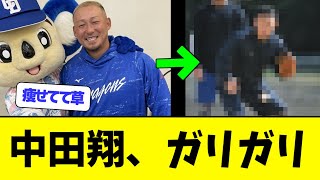 中日・中田翔さん、15キロ減　腰痛消えた