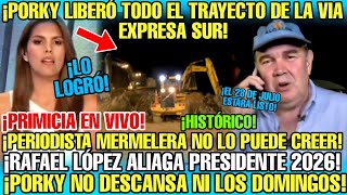 PORKY MUESTRA EN EXCLUSIVA EN PANORAMA EL TRAZO FINAL LIBERADO DE VÍA EXPRESA SUR ¡MEGAOBRA INICIA!