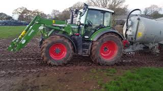 Fendt 516 s4 and Pichon Tanker