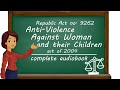 Anti-Violence Against Women and Their Children Act of 2004 [RA 9262] | complete audiobook