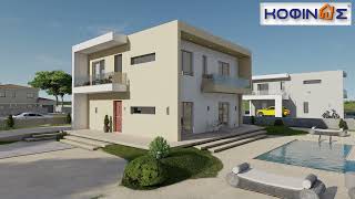 Presentation of code D 164 Kofinas prefabricated houses