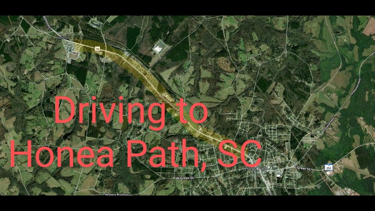 Driving From Belton And Honea Path High School To Honea Path SC On ...