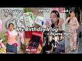 VLOG : My Birthday اول مرة نمشي لبيجامة بارتي🎉 + أسئلة و أجوبة