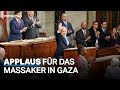 Applaus für das  Massaker in Gaza