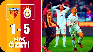 Kayserispor (1-5) Galatasaray - Highlights/Özet | Trendyol Süper Lig - 2024/25