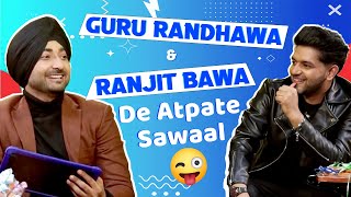 Guru Randhawa & Ranjit Bawa De Atpate Sawaal 😜 | Shonkan Filma Di | Moon Rise Song | Pitaara Tv