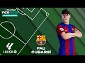 PAU CUBARSÍ face+stats (FC Barcelona) How to create in PES 2021