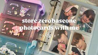 storing my zerobaseone (zb1) photocards/collection #1