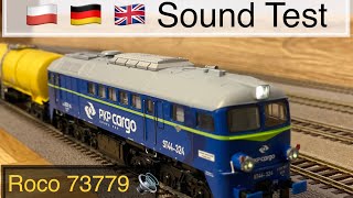 ST44-324 Gagarin | PKP CARGO | Roco 73779 | Sound Test | #Roco