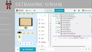 EV3 Ultrasonic Sensor Javascript