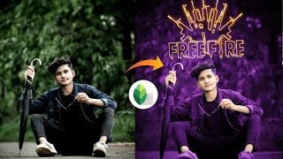 Free Fire photo Editing Snapseed || Free fire photo editing kaise kare || free fire editing ||