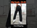 Big Deals($9.99) - Black Cargo Pant for Women, Free Shipping from Amazon