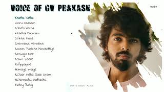 Voice of GV Prakash Songs || GV Prakash love songs || Best love songs by GV