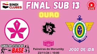 📺FINAL ida | Paineiras X CMSP - Copa Sindi Clubes 2024 | Sub 13