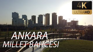 Ankara Millet Bahçesi I Central Park Of Ankara I Walking Tour (4K UHD)