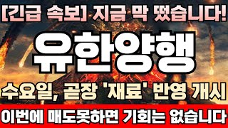 [유한양행 주가전망] [긴급] ‘자회사 이뮨온시아’, 기술특례상장 이용해 코스닥 입성 준비 박차! 연말 상장 소식들리면 주가 21만원까지 직행한다! 물량 절대 사수, 털리지마세요!