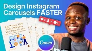 How to Design Instagram Carousels FASTER in Canva with Carousel Studio.