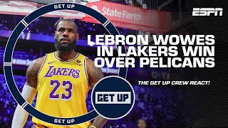 'LeBron is the BEST in the WORLD' - Greeny WOWED by Lakers steamrolling Pelicans | Get Up